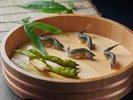 夏の味覚『活鮎の塩焼き』