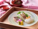 桜鯛の造り(一例)