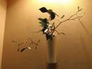 館内の花