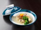 【夕食】天然鯛と谷屋畑のコラボ