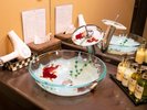 【湯姫】金魚の絵が可愛い洗面ボール