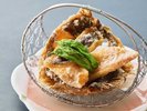 【讃岐の極み】鰈唐揚 自家製抹茶塩