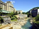 定山渓温泉街