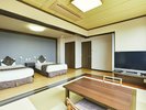 【天然温泉】露天風呂付デラックス和洋室