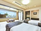 【天然温泉】露天風呂付デラックス和洋室