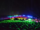 コキアライトアップ【夏】(国営ひたち海浜公園提供)