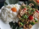 朝食ビュッフェ(いばらきガパオライス)