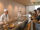 朝食ビュッフェ