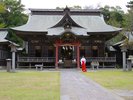 【大洗磯前神社/拝殿】ホテルから車で約5分。