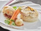 【あんこう特別会席】冬 (2026年12月〜2027年2月) 焼物「鮟鱇グラタン」