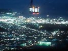 天狗山夜景とロープウエイ