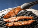 【朝食ビュッフェ】焼き魚コーナー「鮭」(メニュー例)