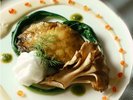 2025冬イメージ|至高・極上フレンチ|海の幸あわびのポワレ