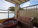 バリアフリー温泉露天付和洋特別室(露天風呂イメージ)