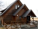 ロッジ:マウントあかねらしい、自然を満喫できる一戸建ロッジ。