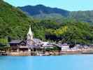 【崎津教会】世界遺産『長崎と天草地方の潜伏キリシタン関連遺産』を代表。(写真提供:熊本県観光連盟)
