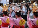 【山鹿燈籠踊り】千人の女性が踊る「千人灯籠踊り」写真提供:熊本県観光連盟