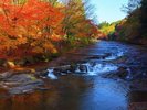 【遊水峡】九州屈指の紅葉スポット。見頃は例年10月末〜11月上旬ころ。写真提供:熊本県観光連盟