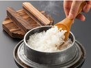 新米魚沼産こしひかりの釜炊きご飯