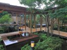 【季里の湯】男性露天全景。岩風呂・ジャグジー・サウナ・水風呂と多彩な空間。季節毎に趣があります。