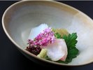 秋の季節会席イメージ:海が近い当館ならではの新鮮さ、食材がおりなす秋の旨味をお愉しみくださいませ。