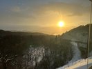 志賀高原から上る朝日