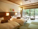 デラックス和ツイン(定員5名)Bタイプ