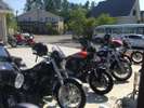 大型バイクの駐車場も充実!好評です。