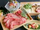 ・若狭牛すき焼きコース/陸の恵!贅沢にお肉を頂こう