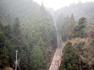 *ケーブルカー/傾斜は最高25度、雲の上の世界までケーブルカーで移動