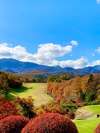 秋深まりと日光那須連山(白河高原CC)