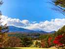 白河高原カントリークラブ 雄々しく鎮座する日光国立公園の那須連山