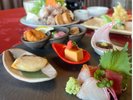 夕食メニュー「あんこう鍋御膳」です。