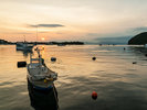 戸田漁港の夕景