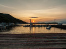 戸田漁港の夕景