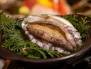 五十集(いさば)会席 アワビ料理季節の一例