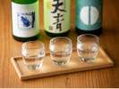 日本酒飲み比べ
