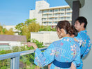 ■ガーデンコート棟|お部屋のバルコニーから庭園がご覧いただけます
