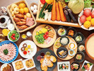■ご朝食/朝食バイキングは和洋中の定番朝食メニューやデモキッチンの出来立て料理も ※写真はイメージ