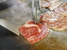 ■バイキング/目の前で焼き上げる、静岡ブランド牛の鉄板焼き