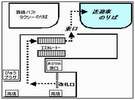 越後湯沢駅、東口、送迎バスロータリー略図
