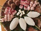 囲炉裏で炭火焼料理:炭火焼料理に変更可能