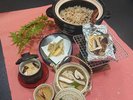 信州川島産松茸の松茸料理※写真はイメージです。提供する料理が異なる場合があります。