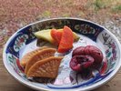 自家製お漬物。売店でも販売しております。