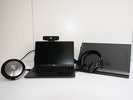 貸出備品・ヘッドセット・外付けスピーカー・外付けカメラ・拡張モニター※数に限りがございます
