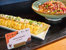 【朝食】地元の養鶏場から仕入れた卵で作る”だし巻き卵”