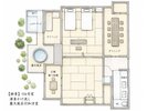 106号室(107号室)紺青(杜若)平面図