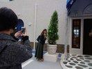 ホテル前で記念写真♪