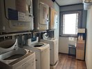 ◆共用部ランドリー◆乾燥機20分100円、施錠をご希望の方はフロントにて鍵の貸し出しを行っております