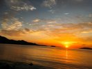 油谷湾に沈む夕日は圧巻です!